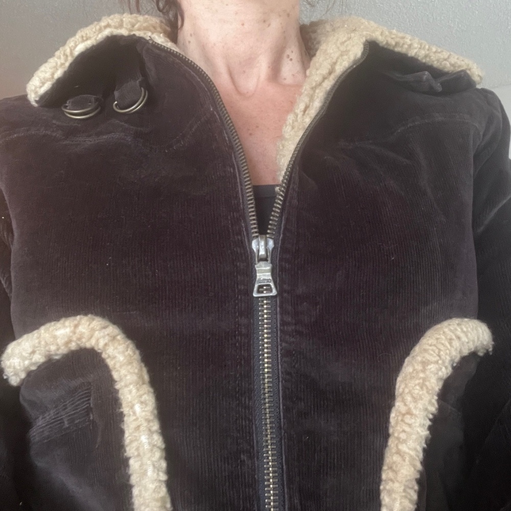 Guess Winter Jacket Dark Brown - image 6